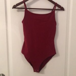Forever 21 maroon bodysuit. Size Small